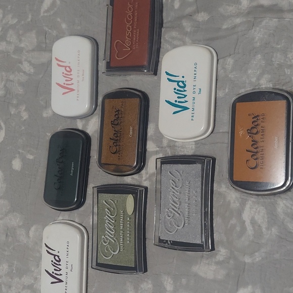 Encore Pigment Stamp Pad Metallic InkPad Bundle - Picture 1 of 8